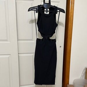bebe Black Backless Dress
